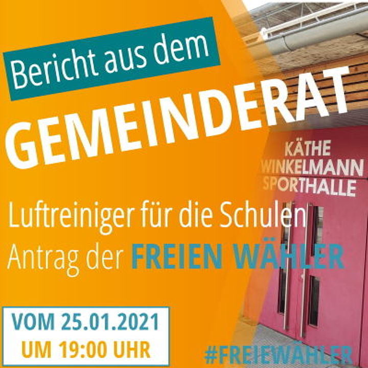 Beschluss Luftreiniger für Schulen (FW)
