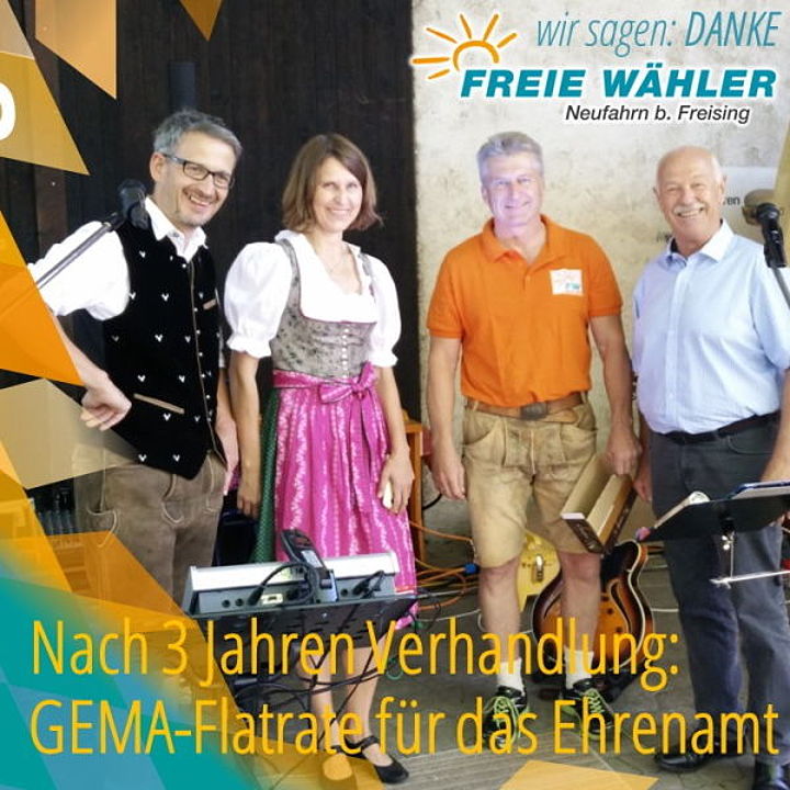 Ehrenamt-GEMA-Flatrate