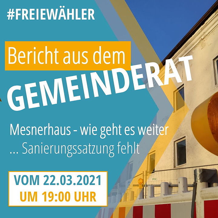 Gemeinderatssitzung März 2021 - Design: Bp