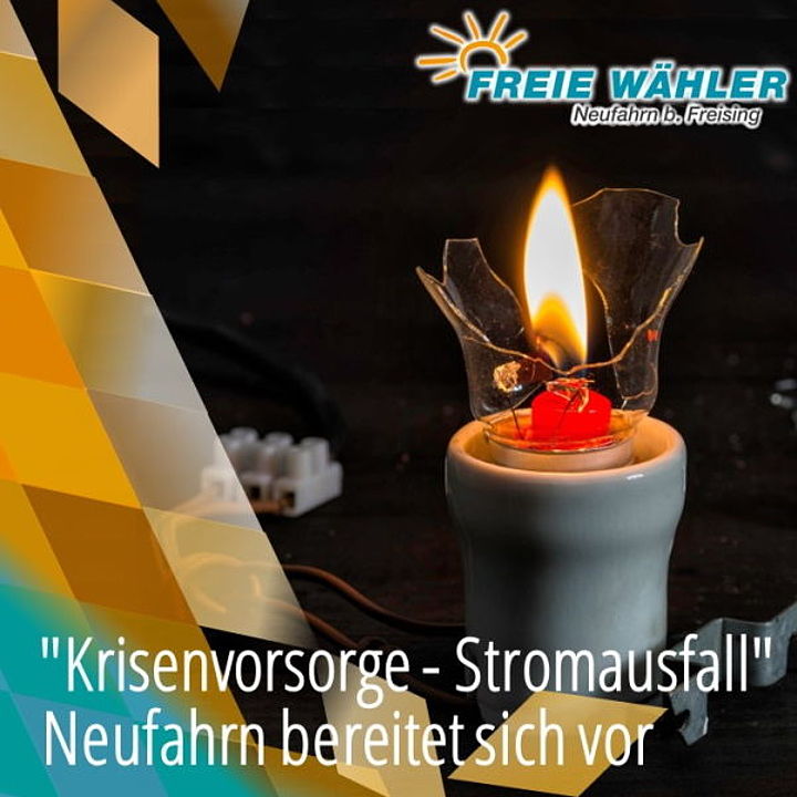 Stromausfall-in-Neufahrn Bild: Pixabay / Collage: Bp