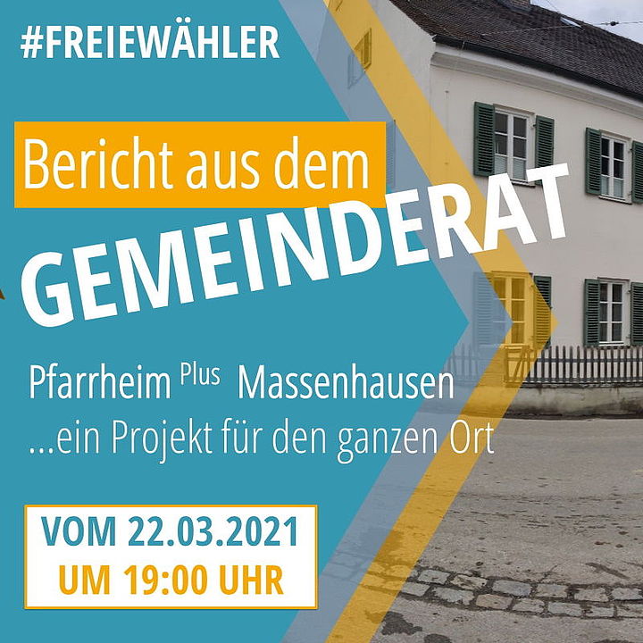 Gemeinderatssitzung März 2021 - Design: Bp
