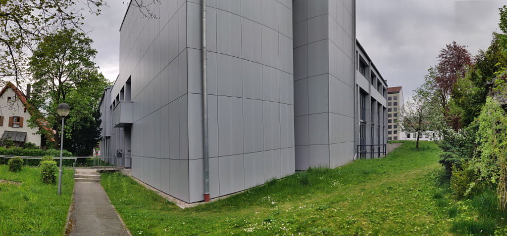 Rathaus Neufahrn - Rückseite - Bild: Bp