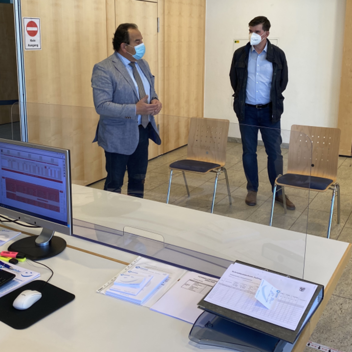 Besuch der Teststation Zolling - Bild: A.Raith